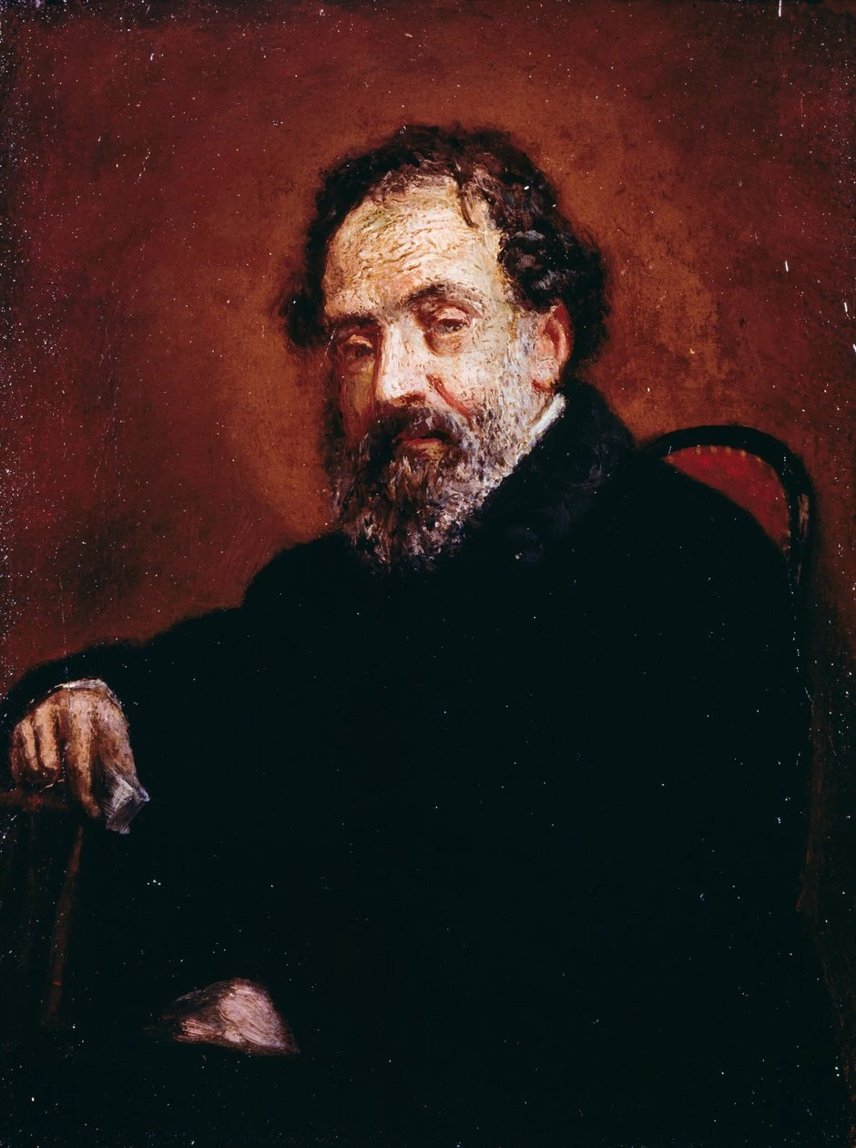 Giovanni Carnovali - Ritratto del pittore Enrico Carlo Augusto Scuri